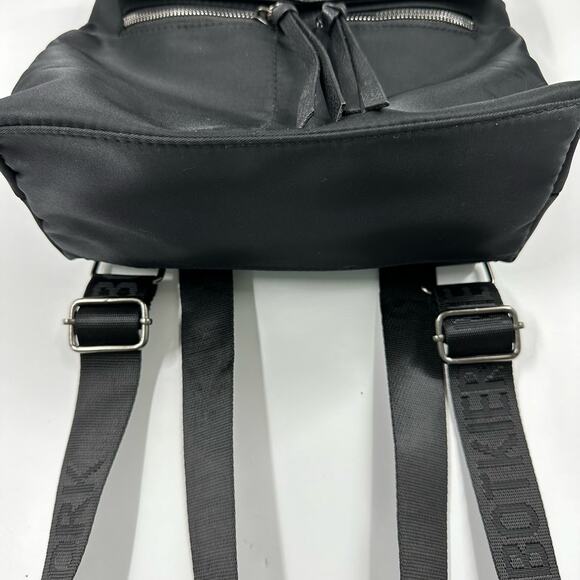 Botkier‎ Black Trigger Mini Backpack NWT Nylon Zippers Pockets - Picture 4 of 10